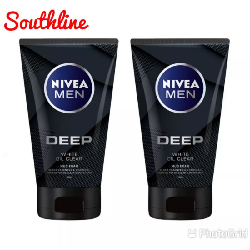 Buy 1 Take 1 Nivea Men Deep White oil clear Mud Foam 100g | Shopee ...