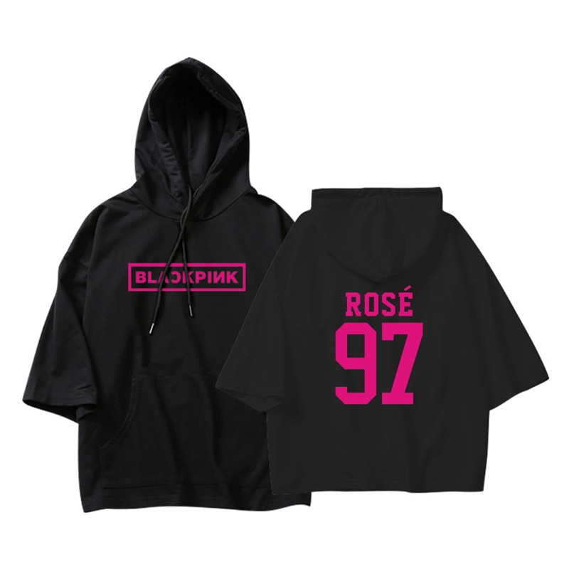 blackpink rose hoodie