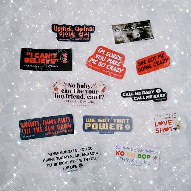 Lyrics sticker 7HORSE