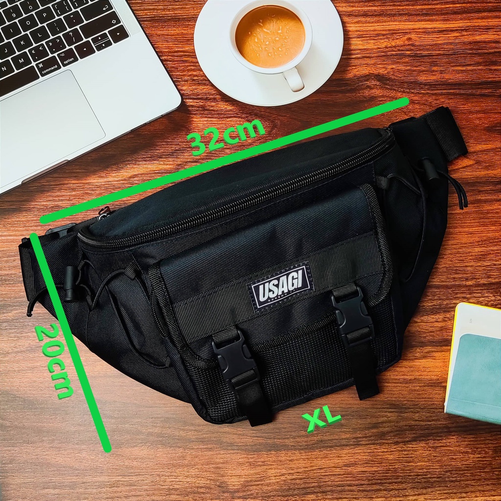 USAGI [NEW Improved] Fanny Waist Belt Bag Pack Extra Large Big V2 Shopee Philippines