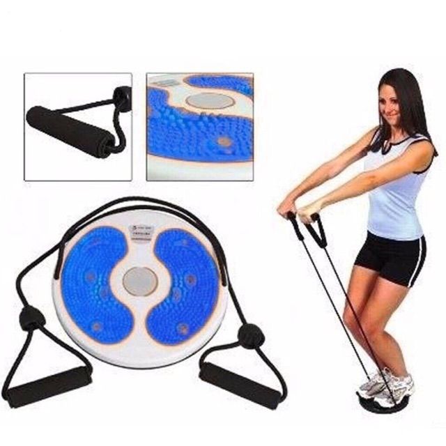 MC Waist Twister Disk Fitness Gym Equipment Shaper Twister Disk with Rope  Handles Trainer | Shopee Philippines