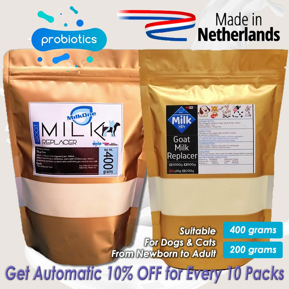 MilkOne MilkHP+ Goats Milk Replacer Pet Milk Kitten Puppies Dogs Cats