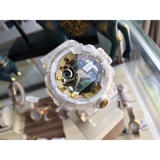 (100% original) Original Casio G Shock GA-700 Watch For Men Watch Gold White #6