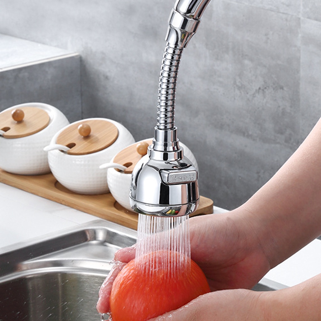 🅖🅡Practical Even Water Flow Faucet Extender Adjustable Easy to Resin Tap Extend Diffuser for Home