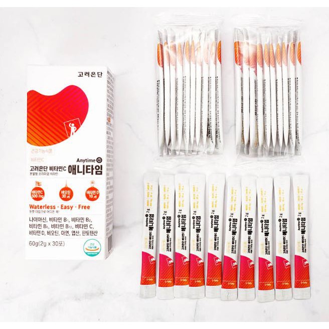 [New Version] Goryeo Korea Eundan Anytime Waterless Multi Vitamin B C D Powder Stick