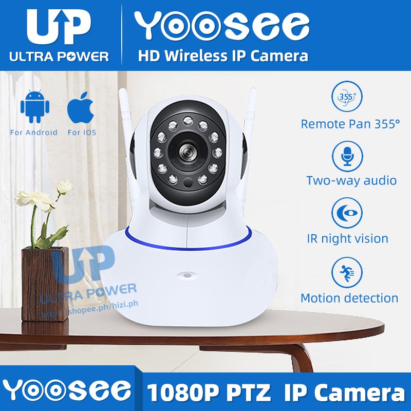 YOOSEE HD 1080P PTZ Wireless IP Camera Night Vision Twoway Audio Speaking Support Micro SD