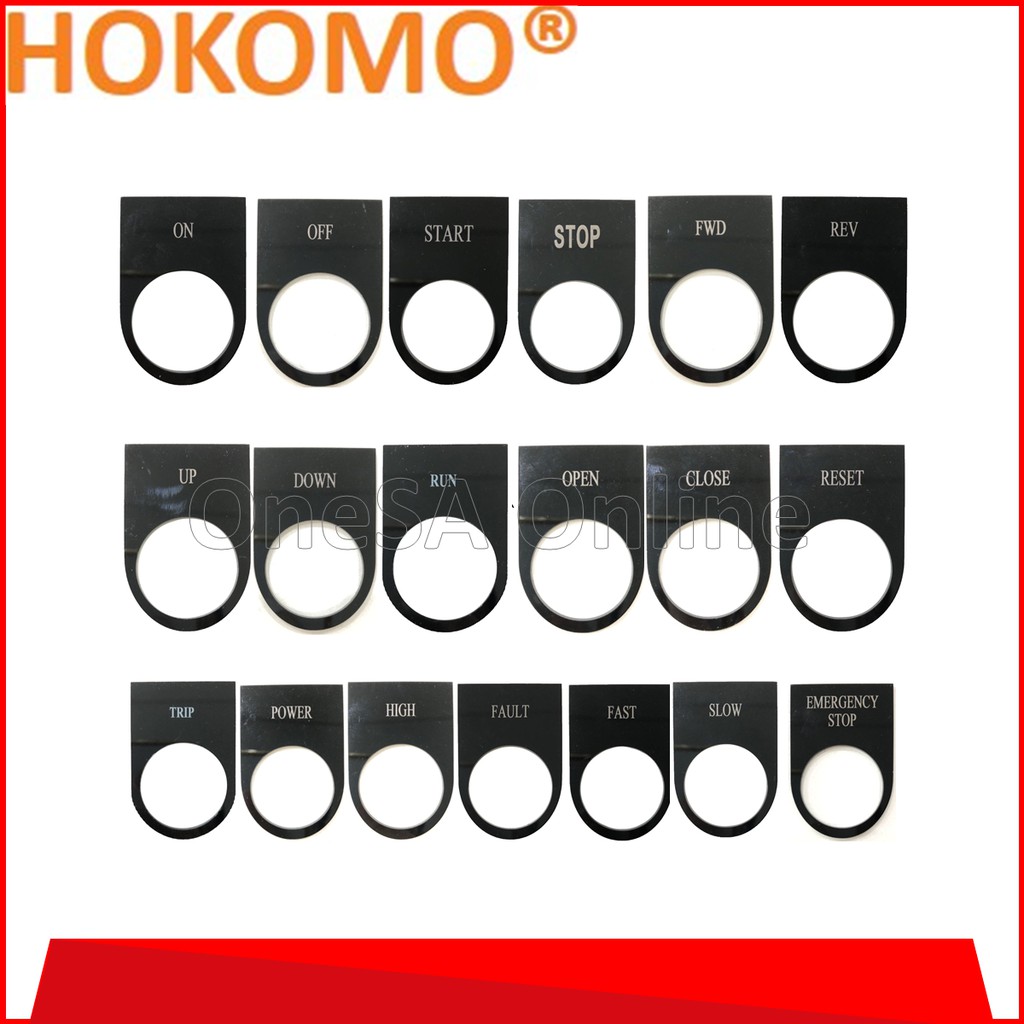 hokomo-multi-shape-name-plate-with-standard-wording-one-word-in-english-dia-25mm-d25-na