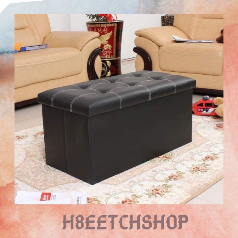 Rectangular sofa folding storage box chair Shopee Philippines