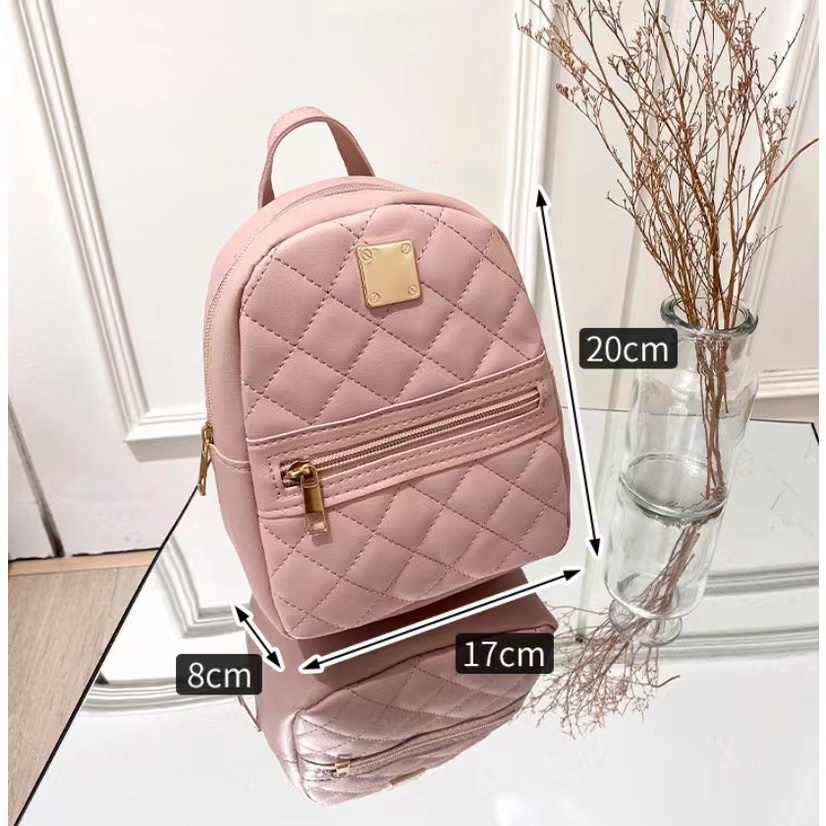 CJT BAG#2022 WOME,NS PU LEATHER  KOREAN FASHION LEATHER MINI BACKPACK FOR 2WAY WOMEN - Image 5