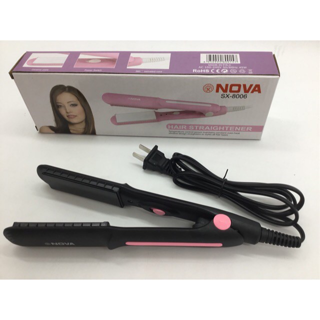 nova hair straightener sx 8006
