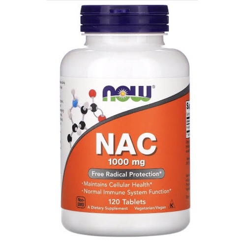 NAC Now 1000mg 120tabs 1000 mg