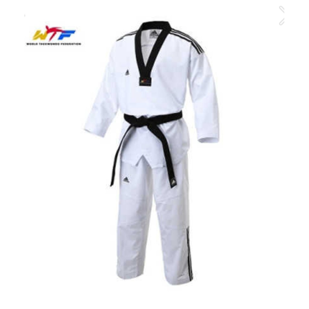 Integración diferencia Charles Keasing Sending from Korea / [Original Adidas] Adidas 3 Stripe / Fighter Taekwondo  Dan Uniform / Dobok | Shopee Philippines