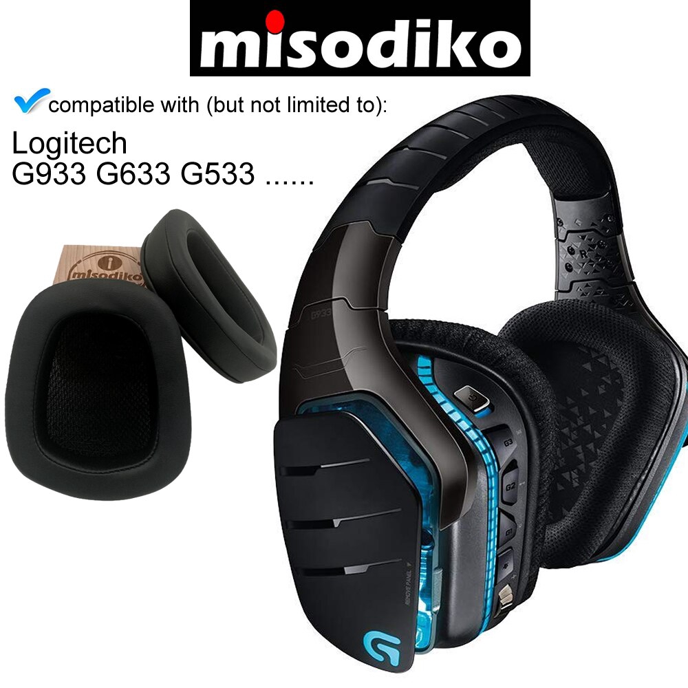 logitech g933 artemis spectrum replacement ear pads