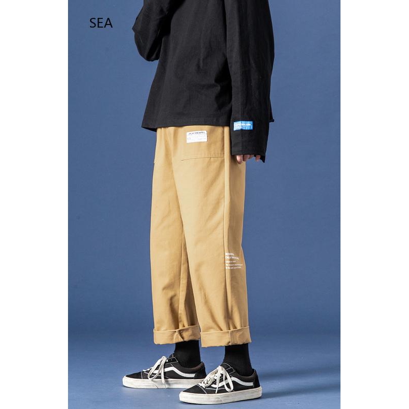 baggy fall pants daddy Montmartre s straight casual pants baggy fall pants daddy Montmartre s straight casual pants