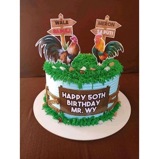 Sabong Cake Toppers Free Edit Of Name Shopee Philippines