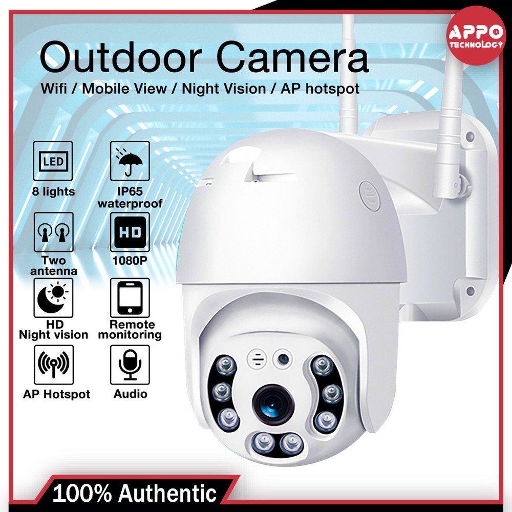 V380 Pro Q8C Camera Monitor WIFI Indoor Outdoor 1080p HD Dome Camera