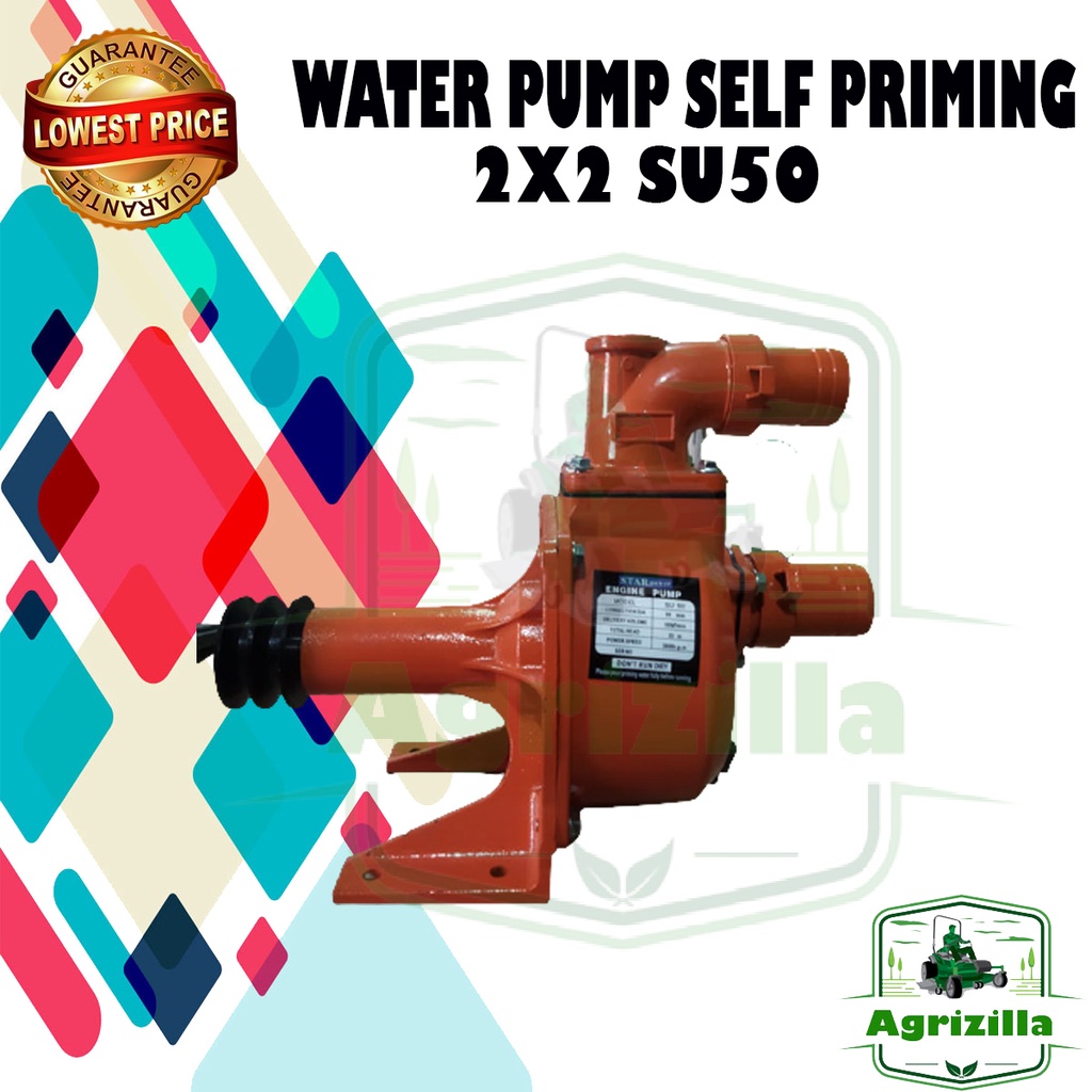 WATER PUMP 2X2 SELF PRIMING SU50 Patubig sa bukid | Shopee Philippines