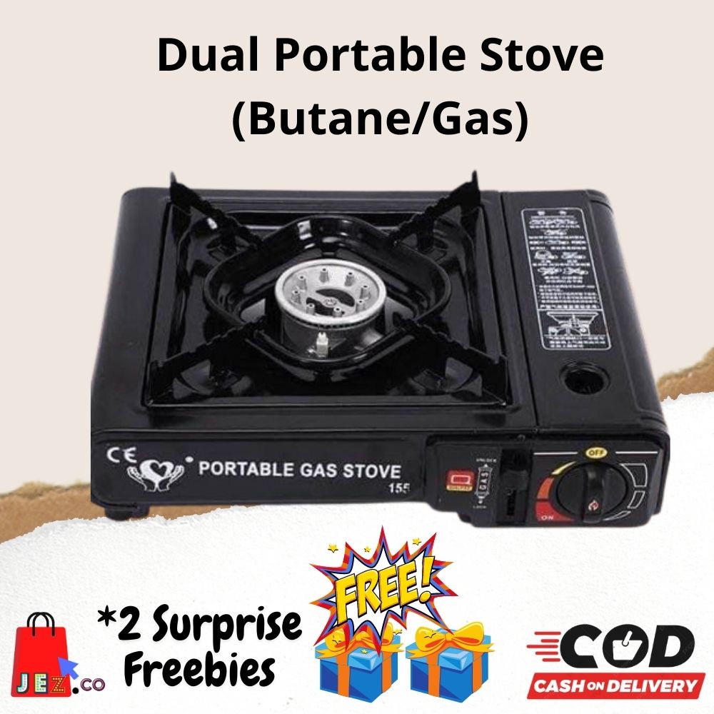 JEZ.CO Dual Portable Stove (Butane/Gas) Shopee Philippines