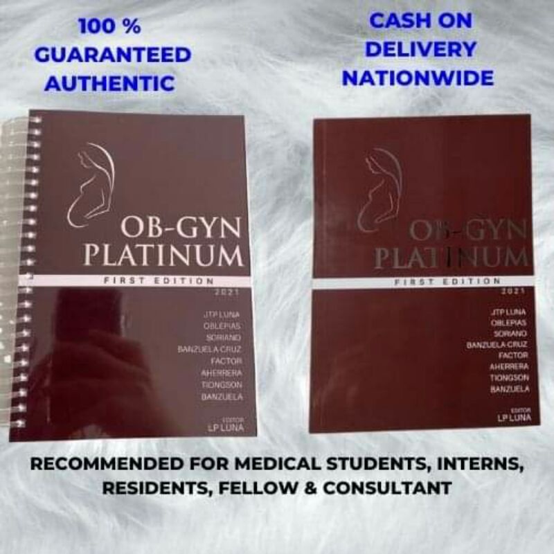 OB GYN Platinum (2021) Original|On Hand,Ready To Ship | Shopee Philippines