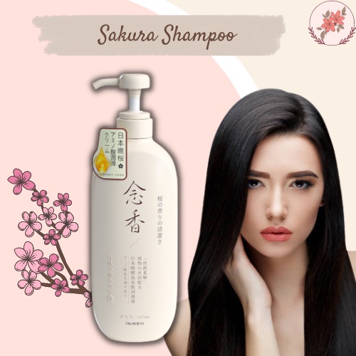LIFUSHA Natural Sakura Shampoo Sakura Perfume Shampoo Japan Hair Grower