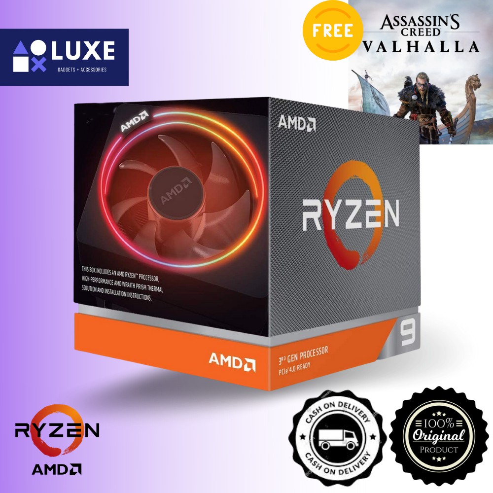 AMD Ryzen 9 3900X 12-core 24-thread 3.8GHz Unlocked ...