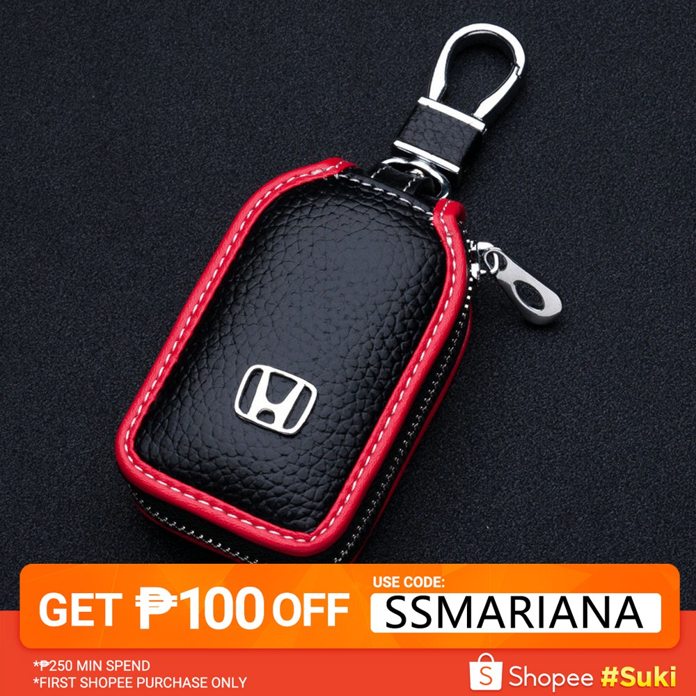 Stainless Keyring Car Logo Key Chain Fobs For Honda Civic Accord CR-V UR-V Fit