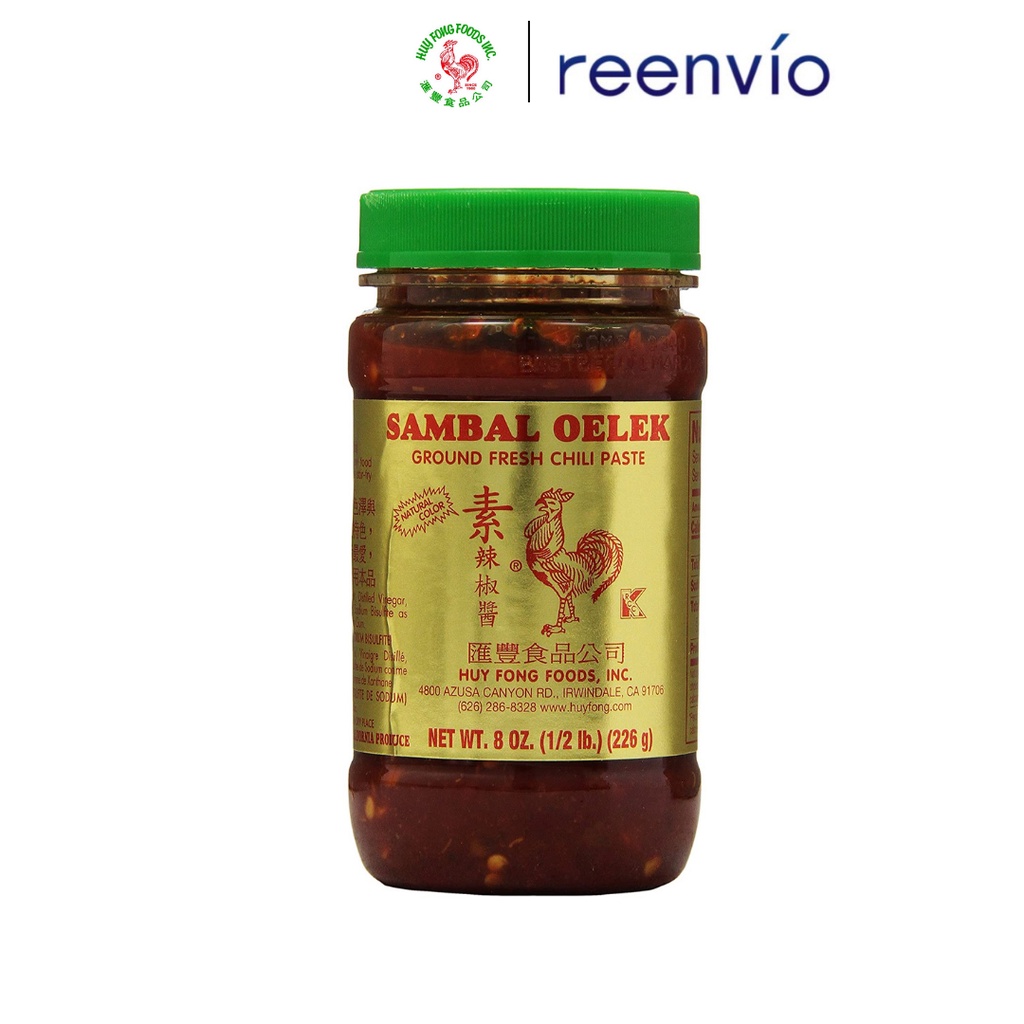 Huy Fong Sambal Oelek 8oz. (226g) Ground Fresh Chili Paste (Exp Dec ...