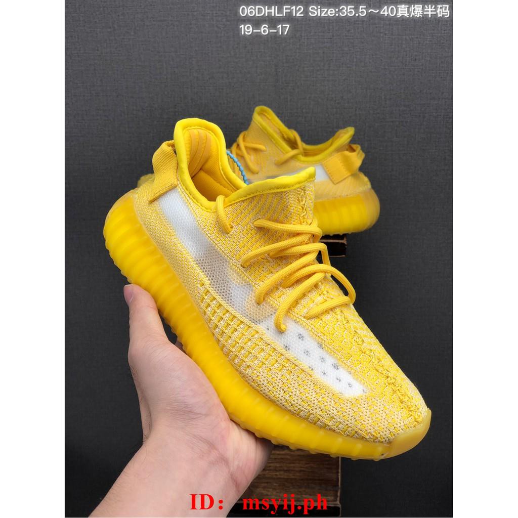 yellow yeezy shoes