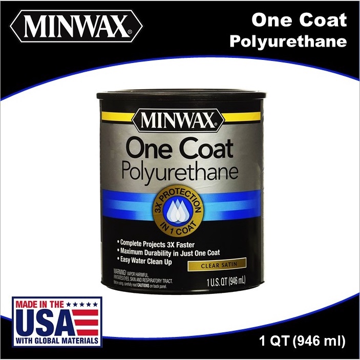 Minwax One Coat Polyurethane, 1 Quart (946 ml) Shopee Philippines