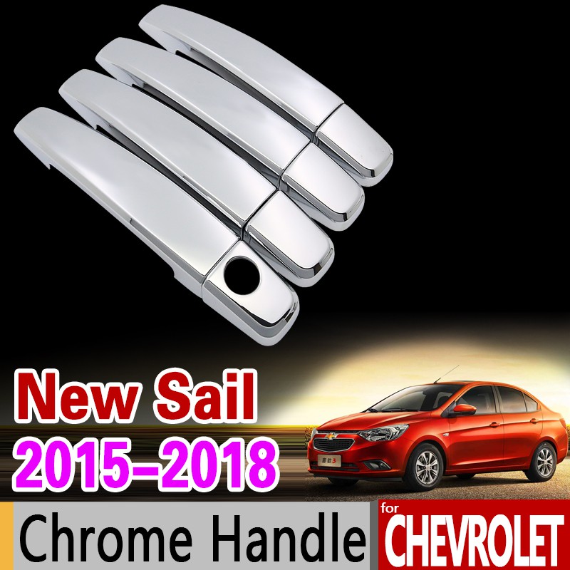 for Chevrolet New Sail 2015 2016 2017 2018 Luxurious Chrome Handle