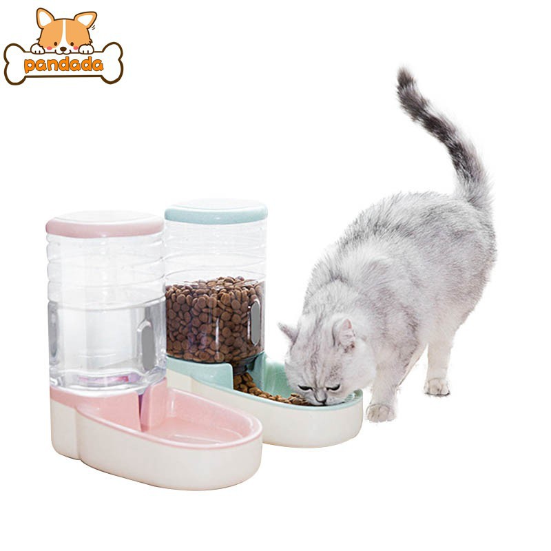 automatic food and water dispenser for cats