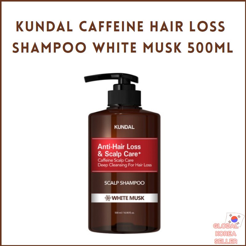 Kundal Caffeine hair loss shampoo White musk 500ml Shopee Philippines