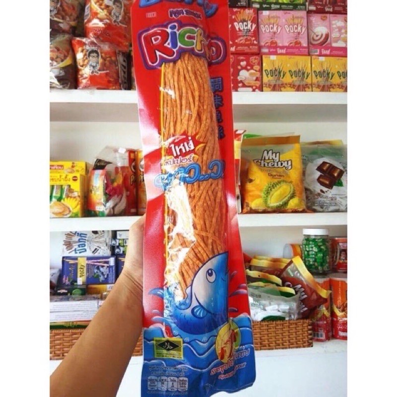 COD! RICHO FISH SNACK LONG THAILAND 170g Shopee Philippines