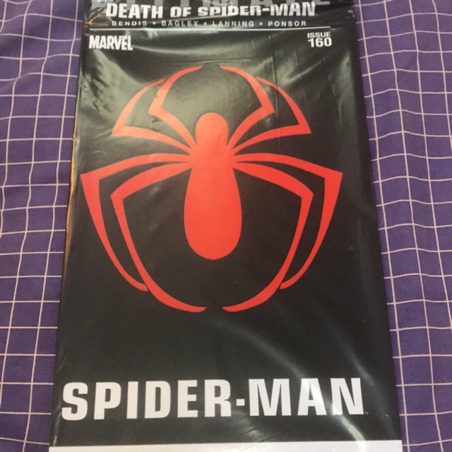 Ultimate Spider-Man 160 Death of Spiderman SEALED Black Bag | Shopee  Philippines