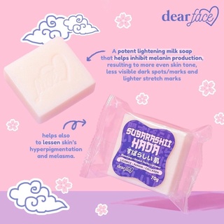 WITH FREEBIES: Dear Face Subarashii Hada Bleaching Soap #3