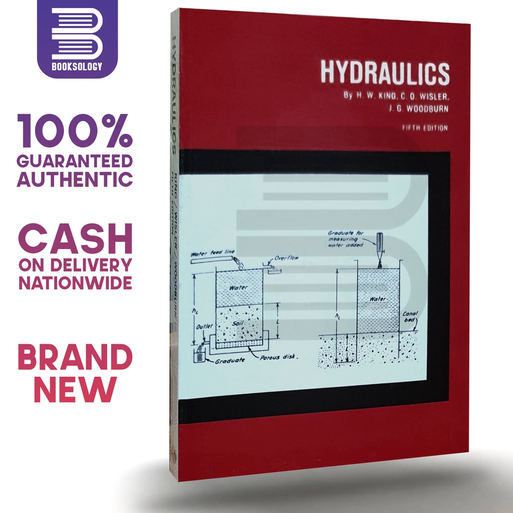 HYDRAULICS 5th Edition H.W. King WIsler Woodburn Shopee Philippines