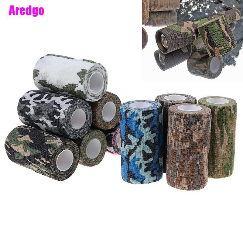 1 PC Outdoor Camo Sticker Camouflage Stealth Duct-Tape Wrap Waterproof Camping 