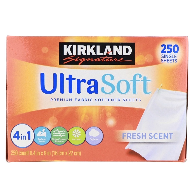 kirkland signature ultra soft dryer sheets fabric softener sheets