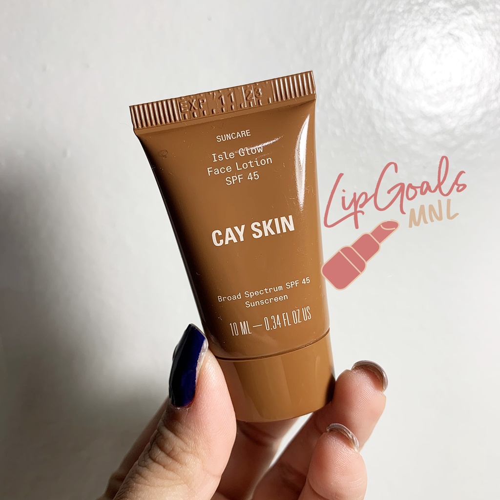 Cay Skin Suncare Isle Glow Face Lotion SPF 45 10mL MINI AUTHENTIC