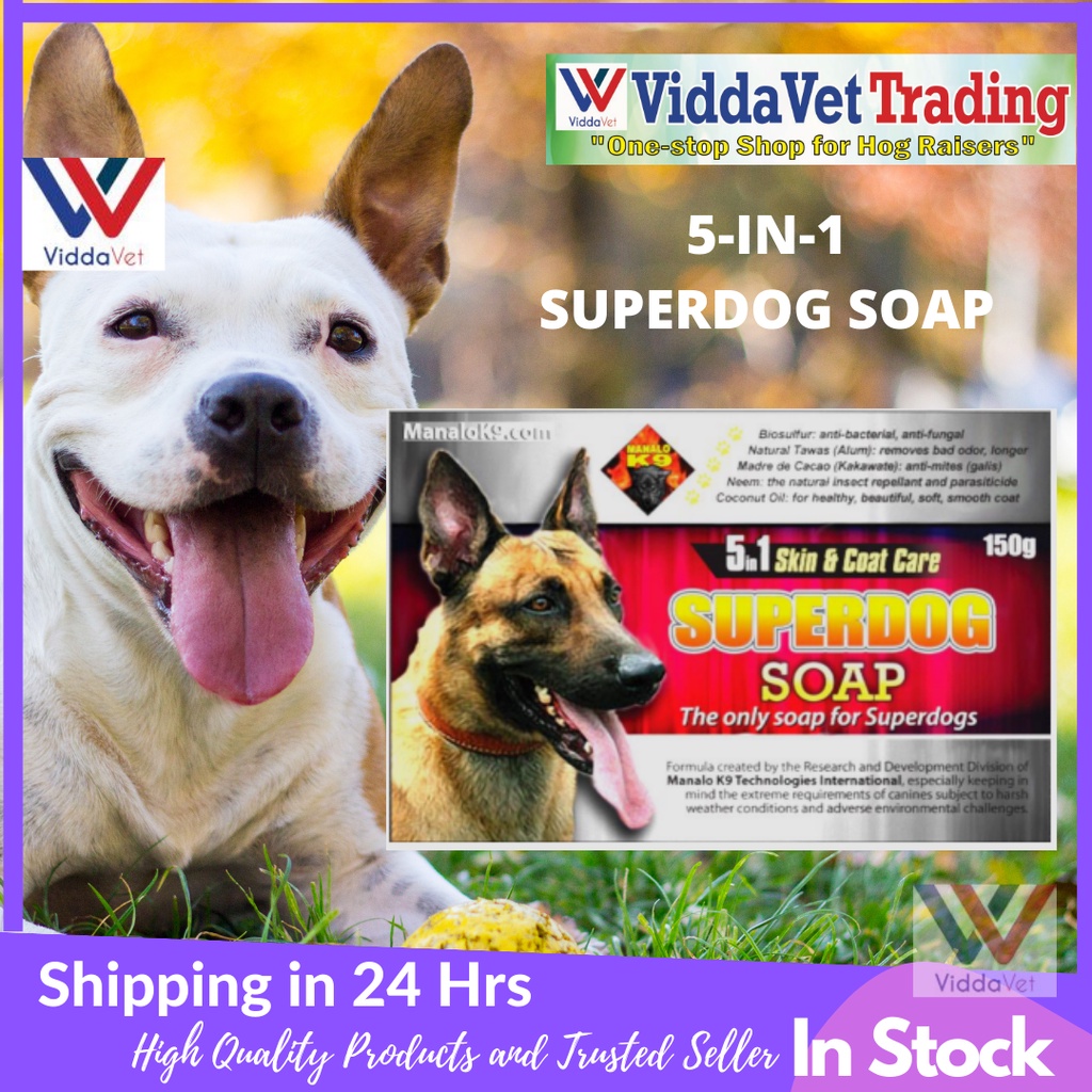 5IN1 SOAP ALLAROUND SKINCARE SOAP FOR DOG PUPPY PETS superdog soap
