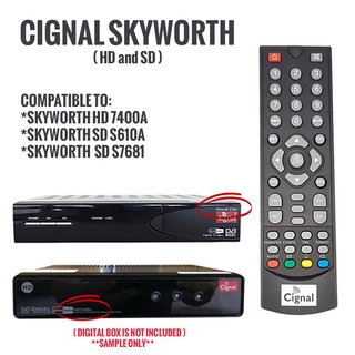 ๑✼♤OSQ Replacement Cignal Remote Control for Cignal HD TV Box Satlite TV Box