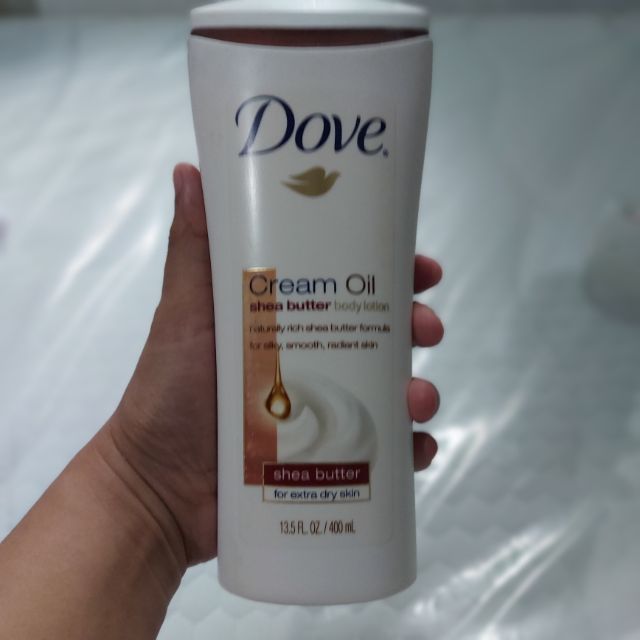 dove shea butter cream oil body lotion