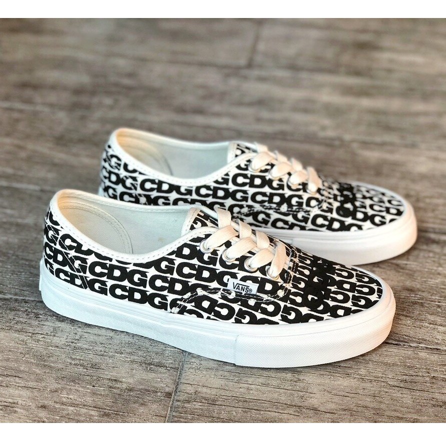 cdg x vans authentic sneakers