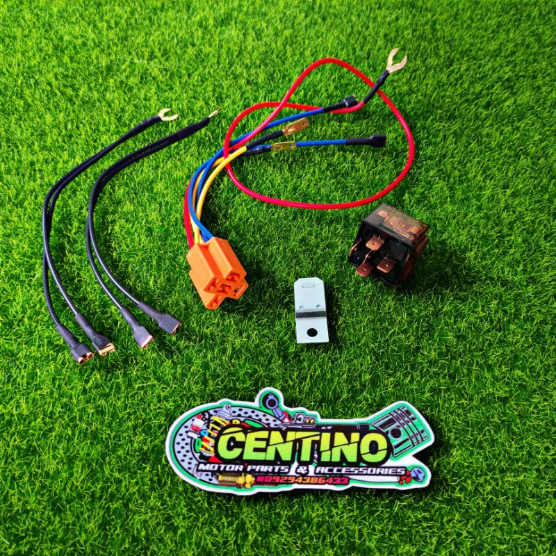 Horn relay socket 5 pin with bracket motorcycle universal Shopee