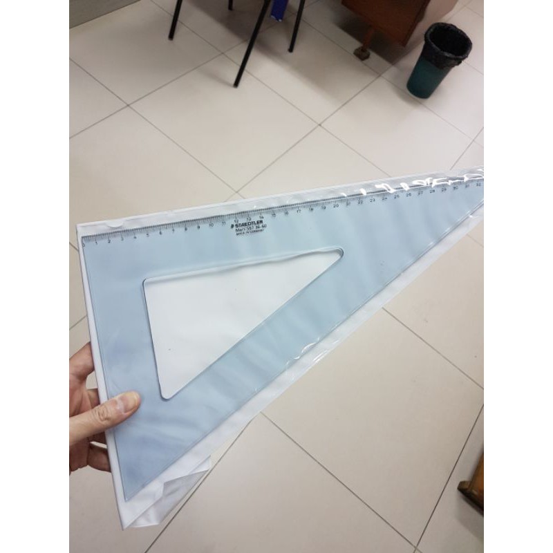 Staedtler Germany triangle ruler/14 inches length/30x60 Shopee