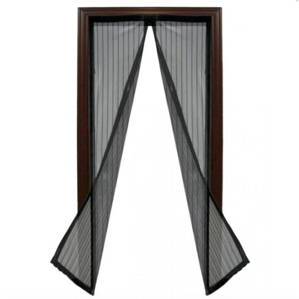 Magic Mesh Instant Screen Door Black Shopee Philippines