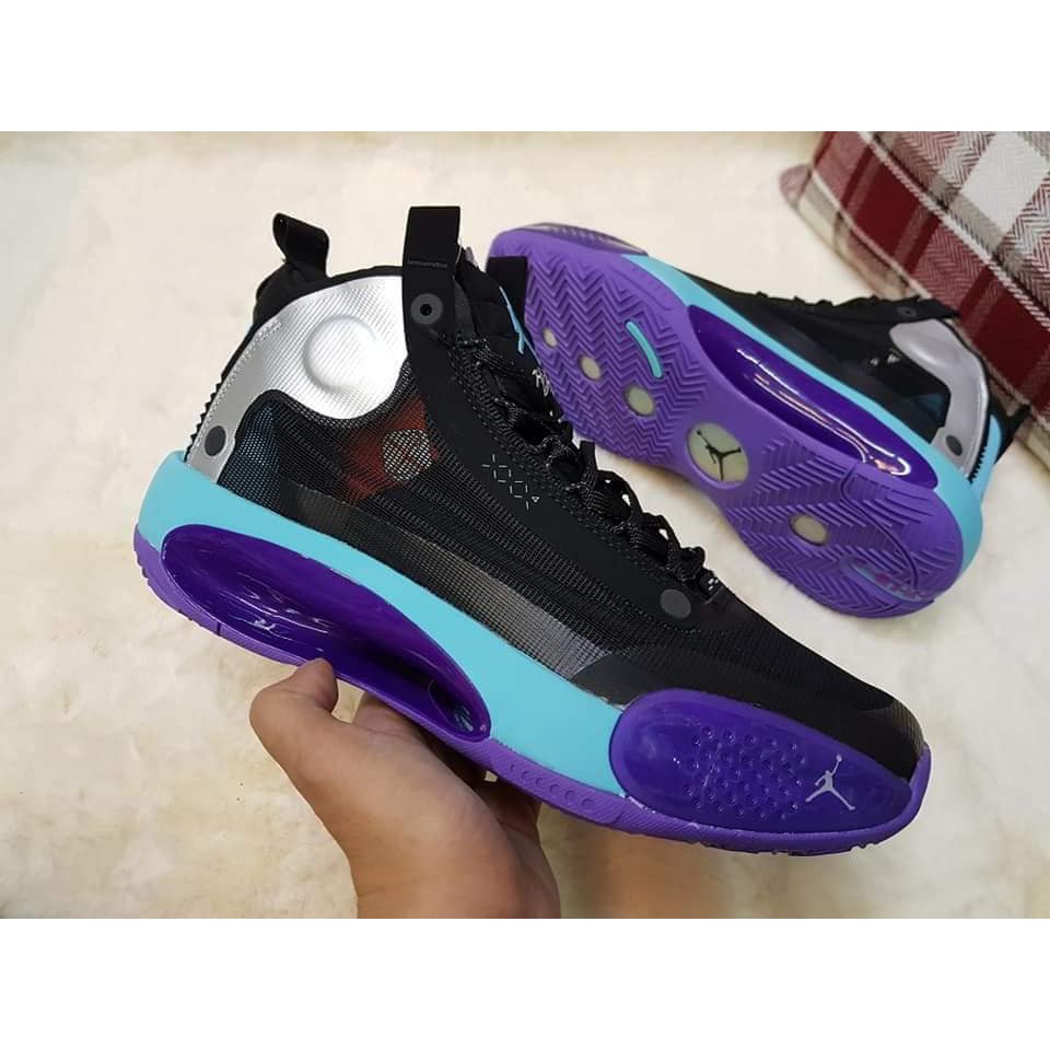 Air Jordan 34 XXXIV Black/Purple/Blue 