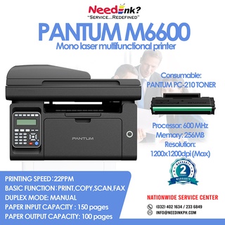 Pantum M6600 Mono Laser Multifunction Printer | Shopee Philippines