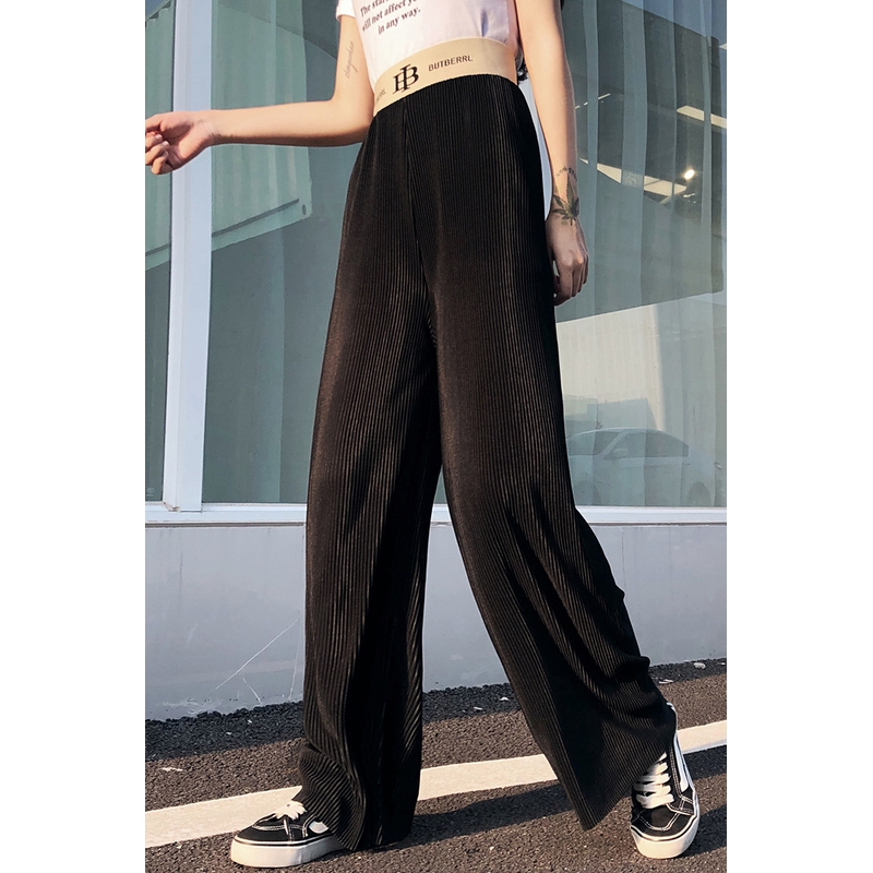 one side stripe pants