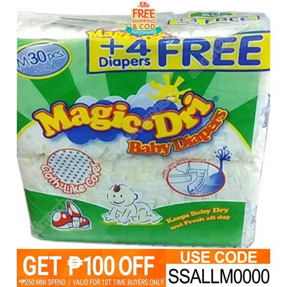 magic dri diaper